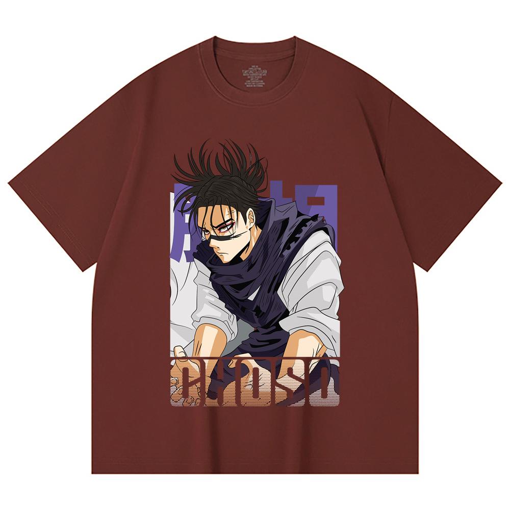 230 Gsm 100% Katoen Jujutsu Kaisen V29 Choso Print Unisex Zwaar Katoen T-shirt