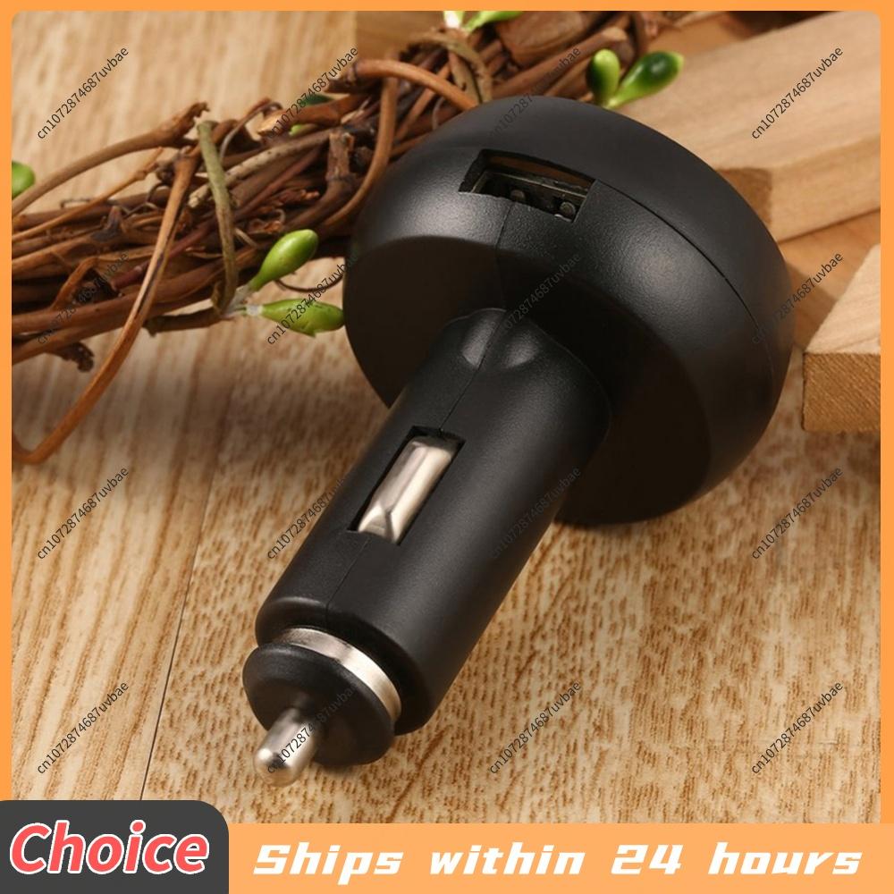 3 in 1 Digital LED Car Cigarette Lighter Voltmeter Thermometer Car Truck USB Charger 12V/24V Temperature Meter Voltmeter