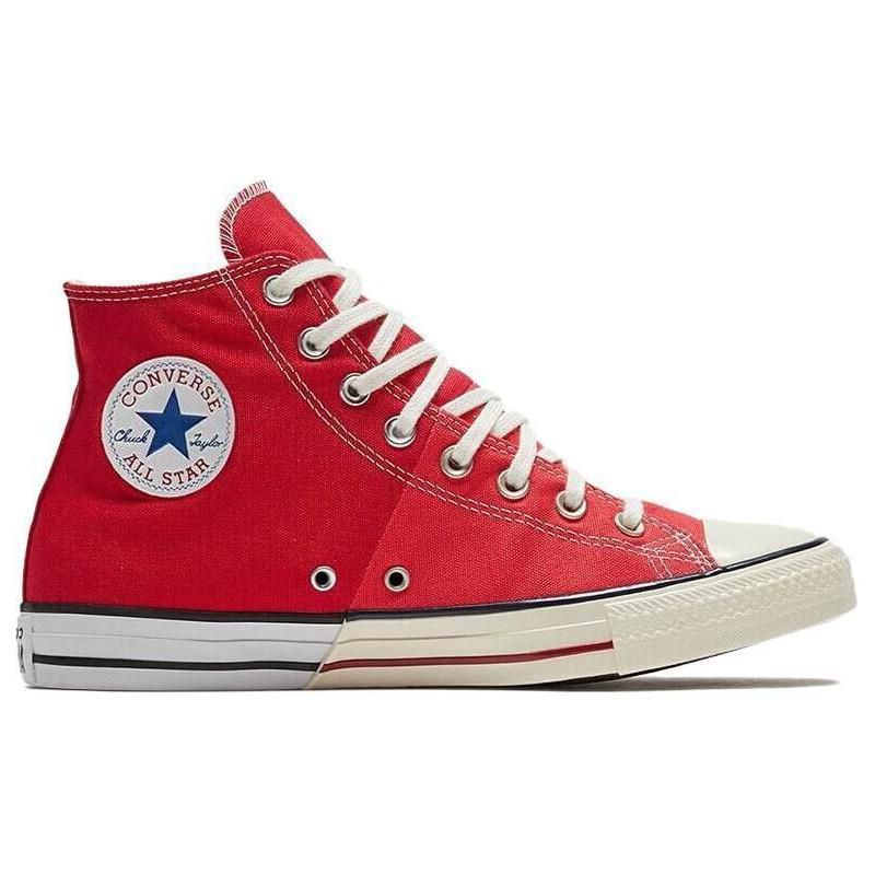 Converse Chuck Taylor Regional Create Comfortable Casual High-Top Canvas Shoes Unisex sneaker Red 167967C