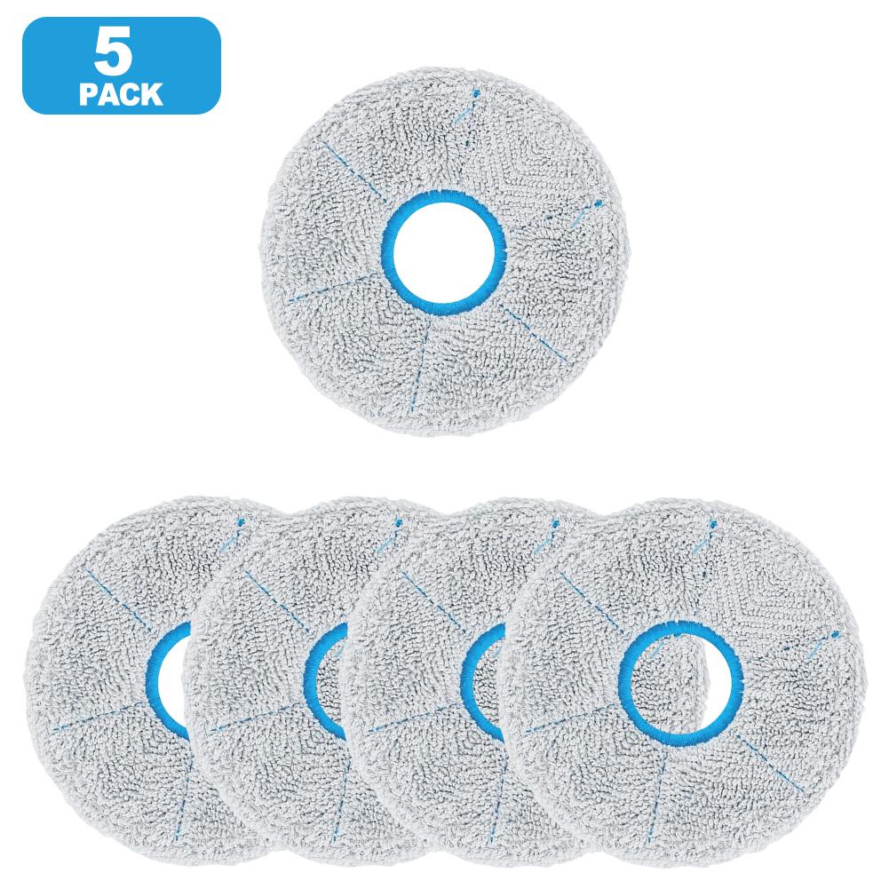 For DREAME L50 Ultra L50 Pro Ultra Compatible Microfiber Mop Pads Replacement Cleaning Accessories 2 or 5 Pieces