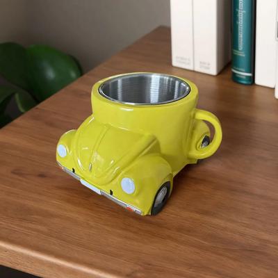 150ml Creative Coffee Mug Car Shaped Heat Resist Funny Coffee Cup Novelty Drinkware Mens Birthday Gifts for Home Offfice Decor