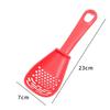 2Pcs Heat Insulated Handle Filter Spoon Uniform Filter Holes Draining Skimmer Sieve Spoon  Filtering