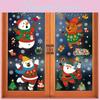 Christmas Decorations Window Pvc Static Sticker Arctic Bear Santa Claus Reindeer