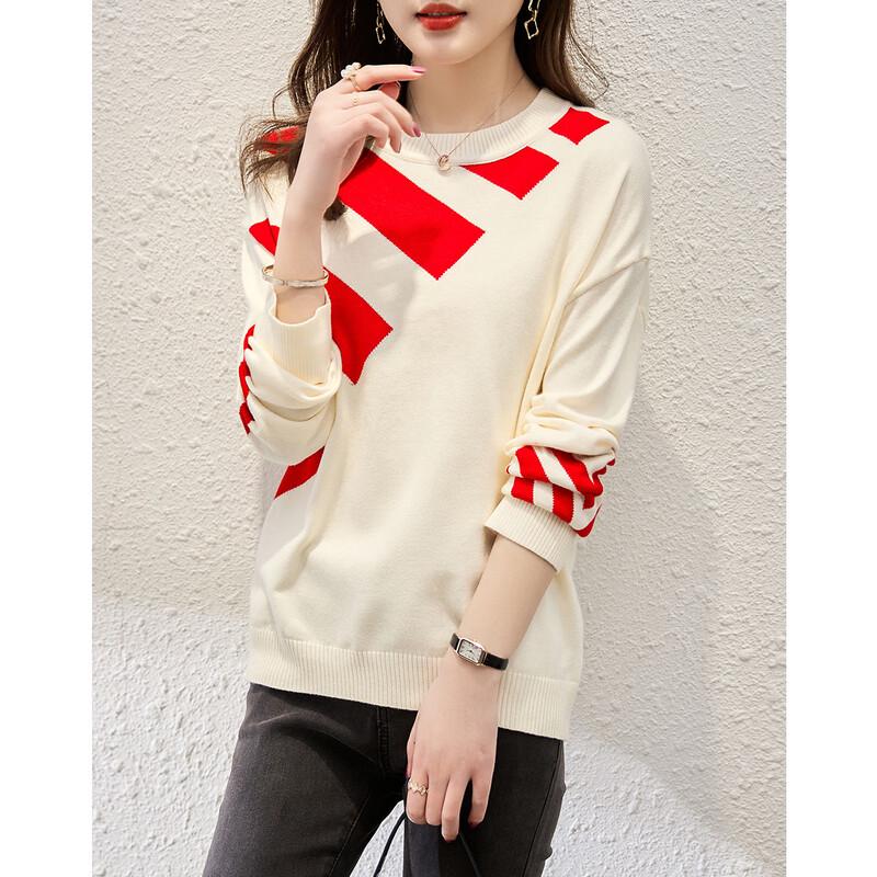 

Firstview Women s Urban Casual Long-Sleeve Sweater Free Size