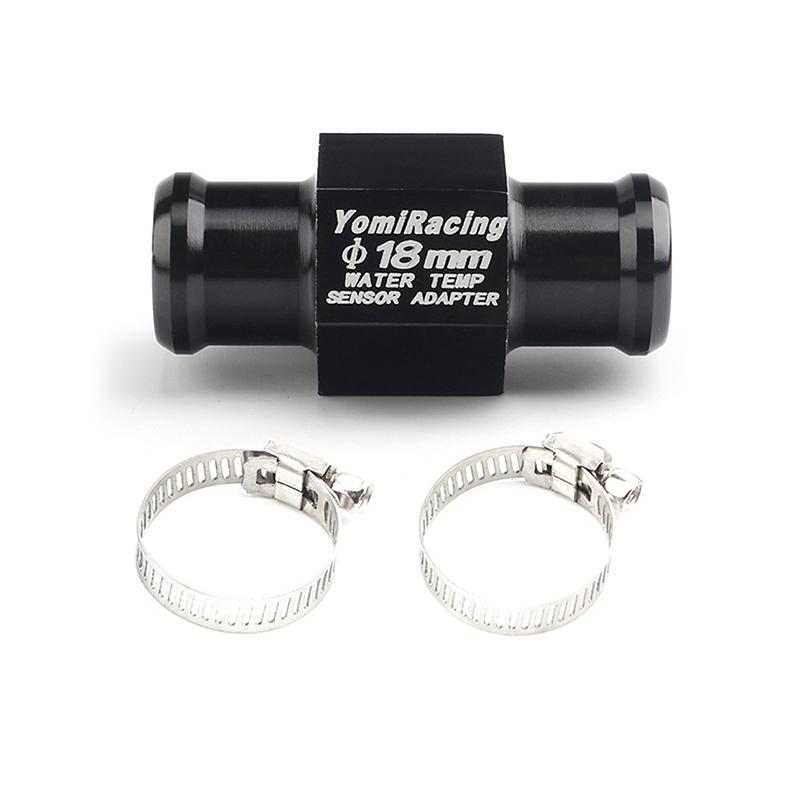 Black Water Temperature Gauge Radiator Temperature Water Temperature Connector Pipe Sensor 16Mm 18Mm 20Mm 22Mm Hose Adapter