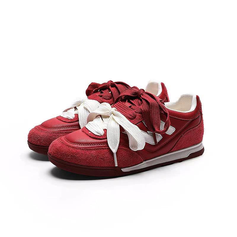 

A pair of shoelaces Dexun shoes 22 early spring super fire new casual Forrest Gump shoes retro board shoes 35