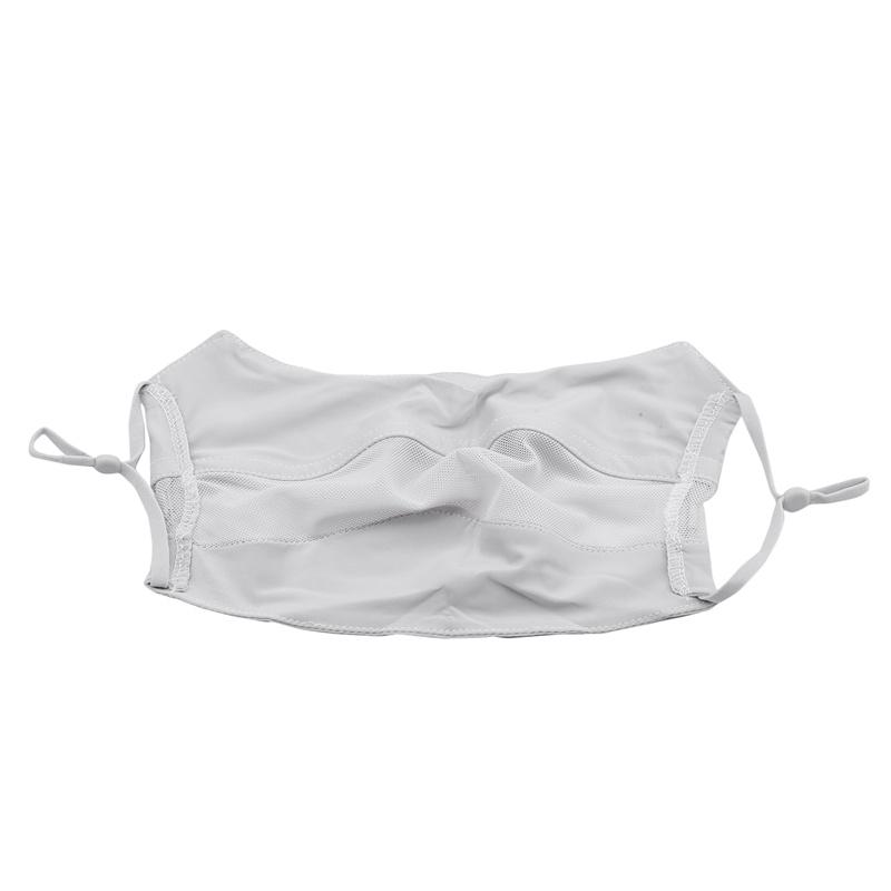 

Зовнішня сонцезахисна маска. Жіноча дівчина. Крижане шовкове обличчя. Біг. Спорт. Дихаюча сітчаста накладка One Size сірий