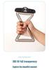 Transparent Waterproof PVC Phone Bag with Touchscreen and Floating Sand Design for Diving and Photo Taking