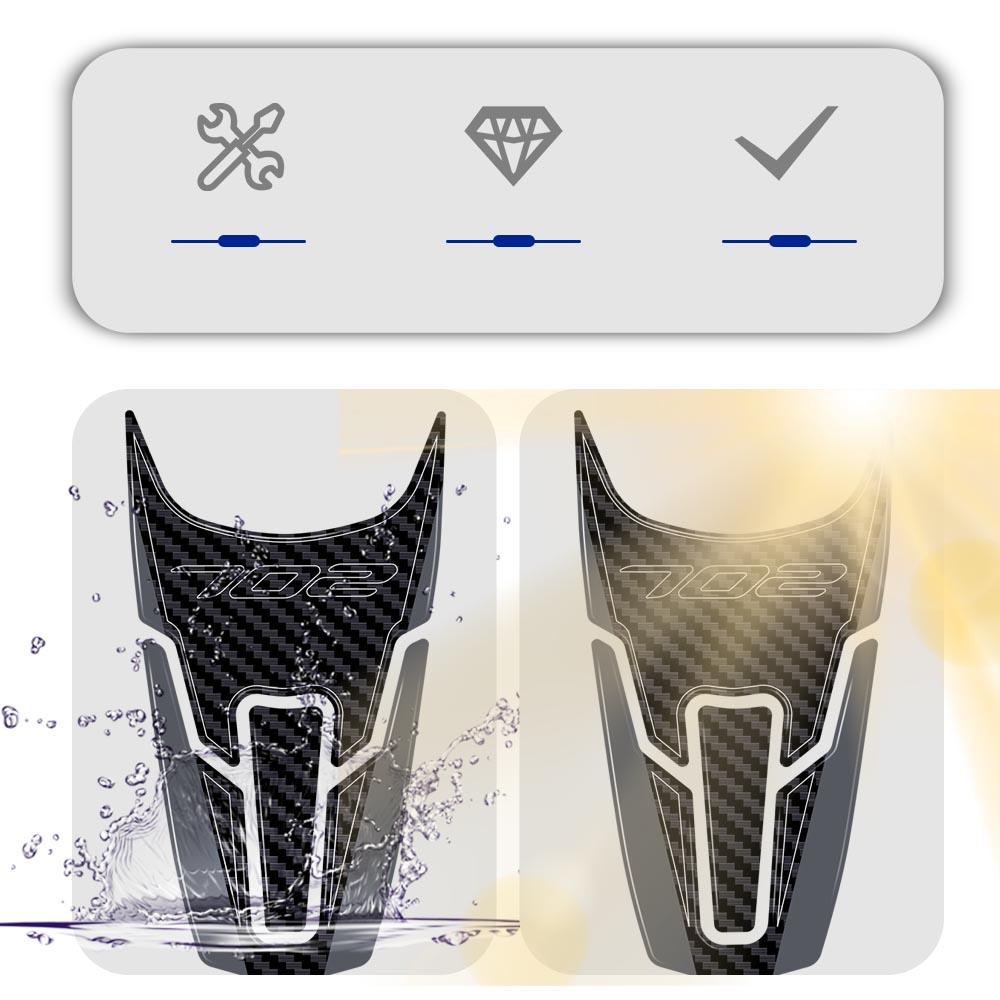 NEW TRK702X Sticker 3D Gel Epoxy Sticker Kit 3D Motorcycle front end Protection Sticker For Benelli TRK 702 TRK 702X 2023-