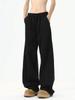 Men's Cleanfit Wide-Leg Fleece Sweatpants - Autumn/Winter Straight-Leg Casual Sports Pants