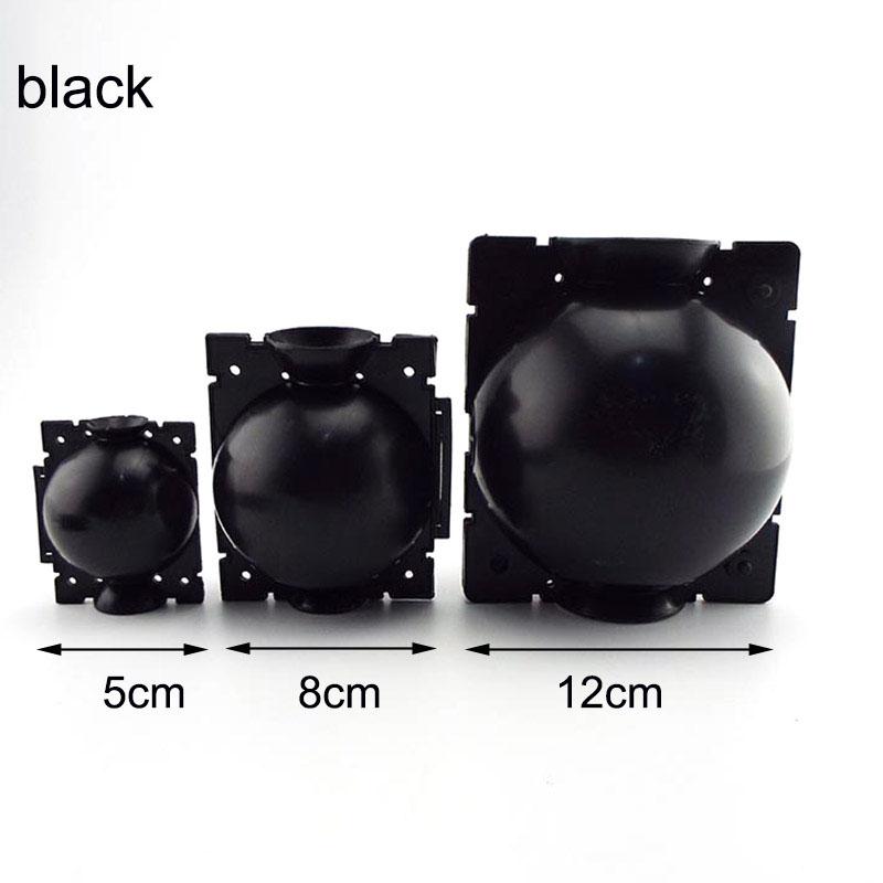 High pressure black transparent 5 8 12cm Rooter Growing Plant Rooting Ball nursery tray tree Root grow plastic case pot Grafting