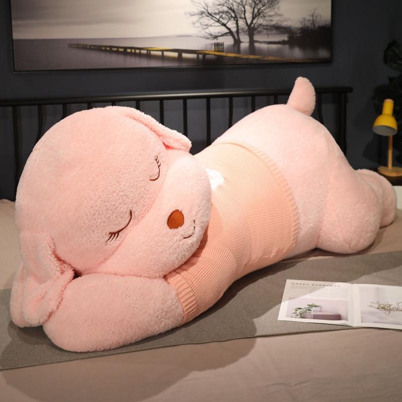 Large Sweater Dog Throw Pillow Plush Toy Doll Big Dog Doll Girl Sleeping Soothing Doll