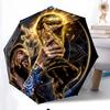Lionel Messi Argentina Legend Folding Umbrella Suitable For All Seasons 8 Paraphenoid Bones Outdoor Sun Umbrella Light