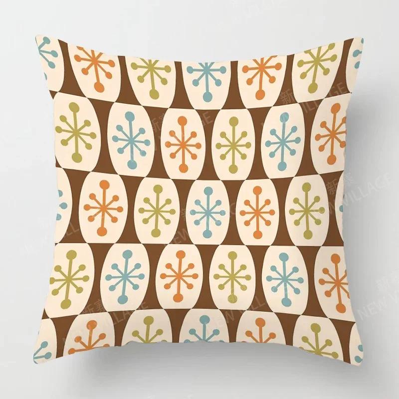 Nordic Fall Home Decor Autumn Throw Pillow Case Sofa Cushion Cover Modern  Geometry