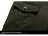 2024 Men's Casual Slim Fit Brown Cotton Work Jacket with Side Pockets & Zipper