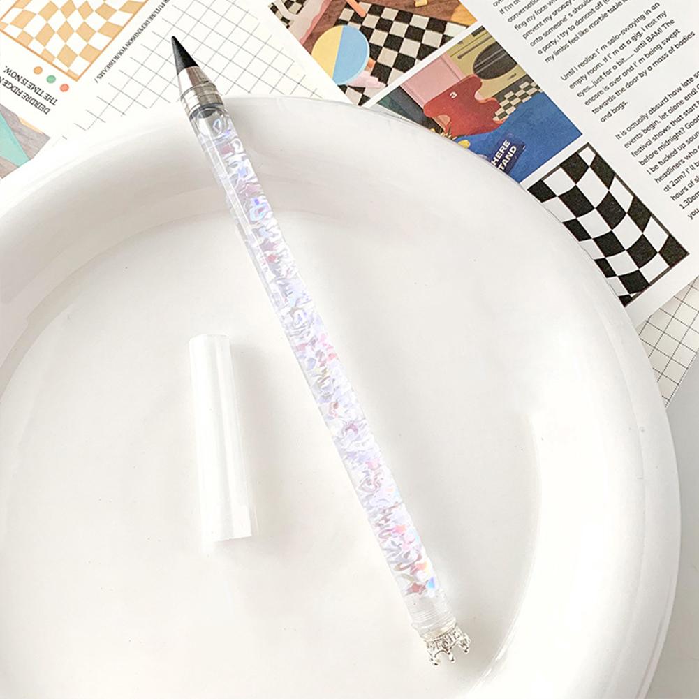 

1 шт., цветные неограниченные карандаши для письма без чернил, волшебная ручка без заточки карандашей, принадлежности для рисования, новинка, подарки, канцелярские принадлежности 1 белый
