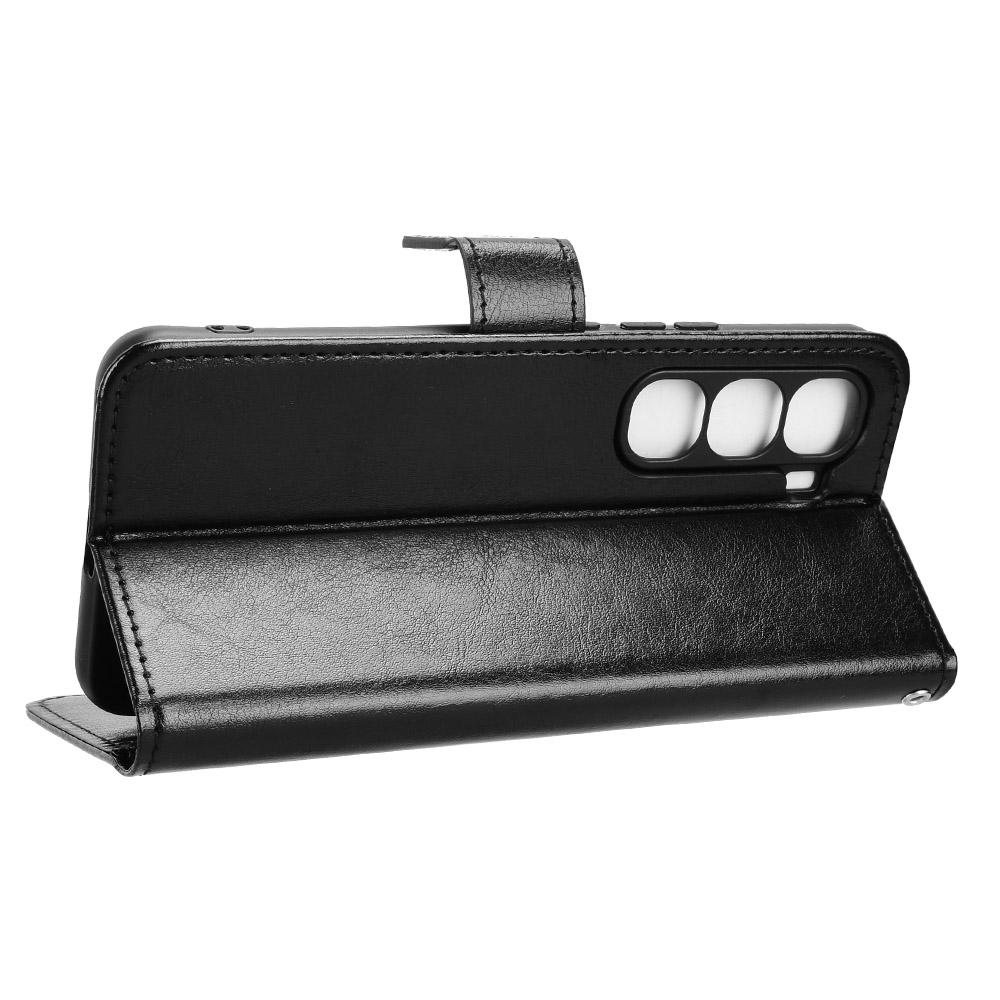 For Infinix Hot 60 Pro+ 4G PU Leather Case with Strap Crazy Horse Texture Phone Wallet Cover