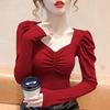 Private Style T Shirt With Embroidered Flowers For Fashionable Women In Spring