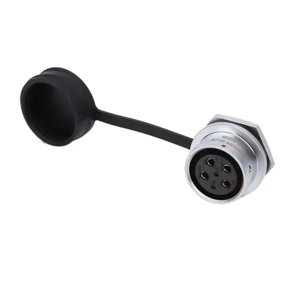 WEIPU SF20 SF2010/P SF2012/S Waterproof 2 3 4 5 6 7 8 9 12 15 Pin Industrial Power Aviation Connector M20 Rear Nut Seat IP67
