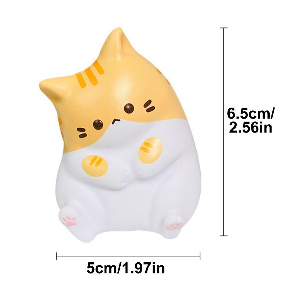 Cartoon Cat Squeeze Toys Slow Rebound Release Anxiety Toy Kawaii Decompression Doll
