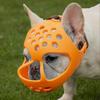Dog Muzzle For Short Snout Dogs, Soft Silicone Muzzle For Biting Chewing, Ideal For Flat-faced Aggressive Dogs