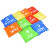 10 Pcs Kids Children Early Education Numbers Toy Bag Colors Sandbag Throwing Sports Game Prop