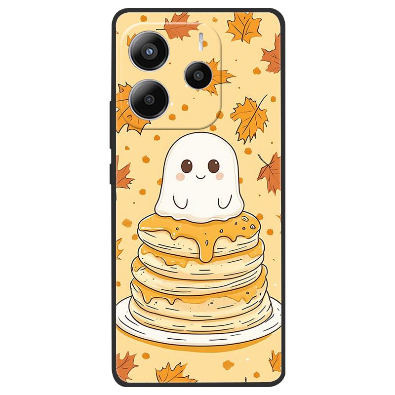 For Xiaomi Redmi Note 14 5G Case Soft TPU Marble Silicone Phone Cover for Coque Redmi Note 14 5G Global Cases Black Bumper Funda