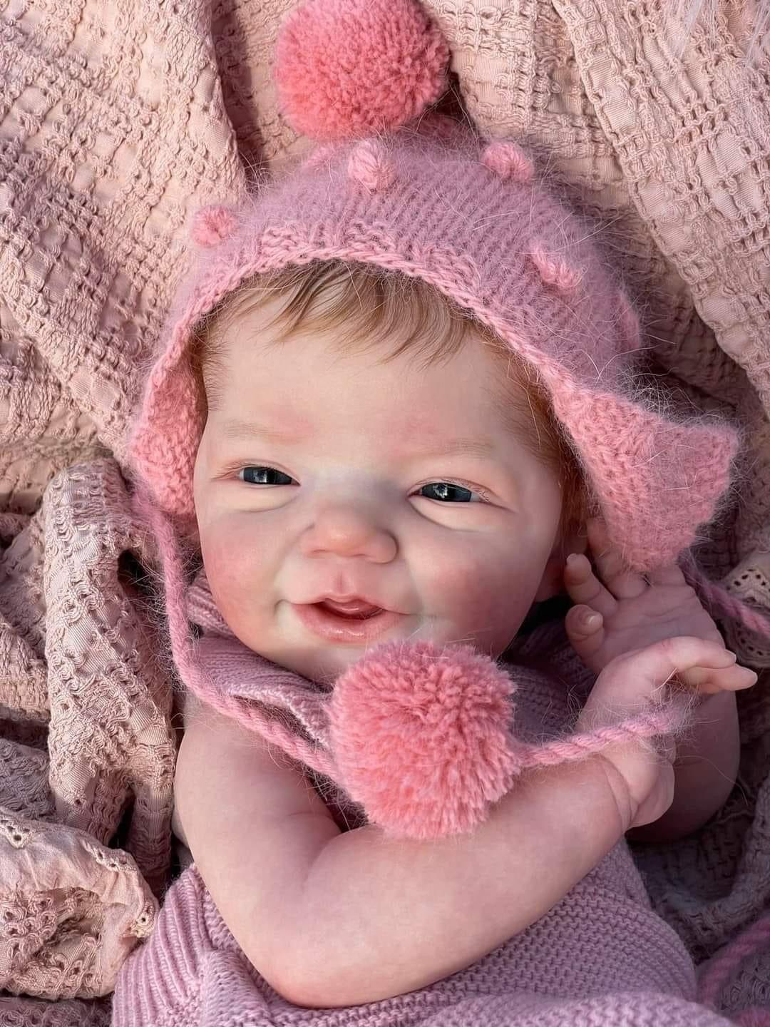 Charlie 19 Handmade Realistic Doll with 3D Skin and Visible Veins 48cm Cloth Body