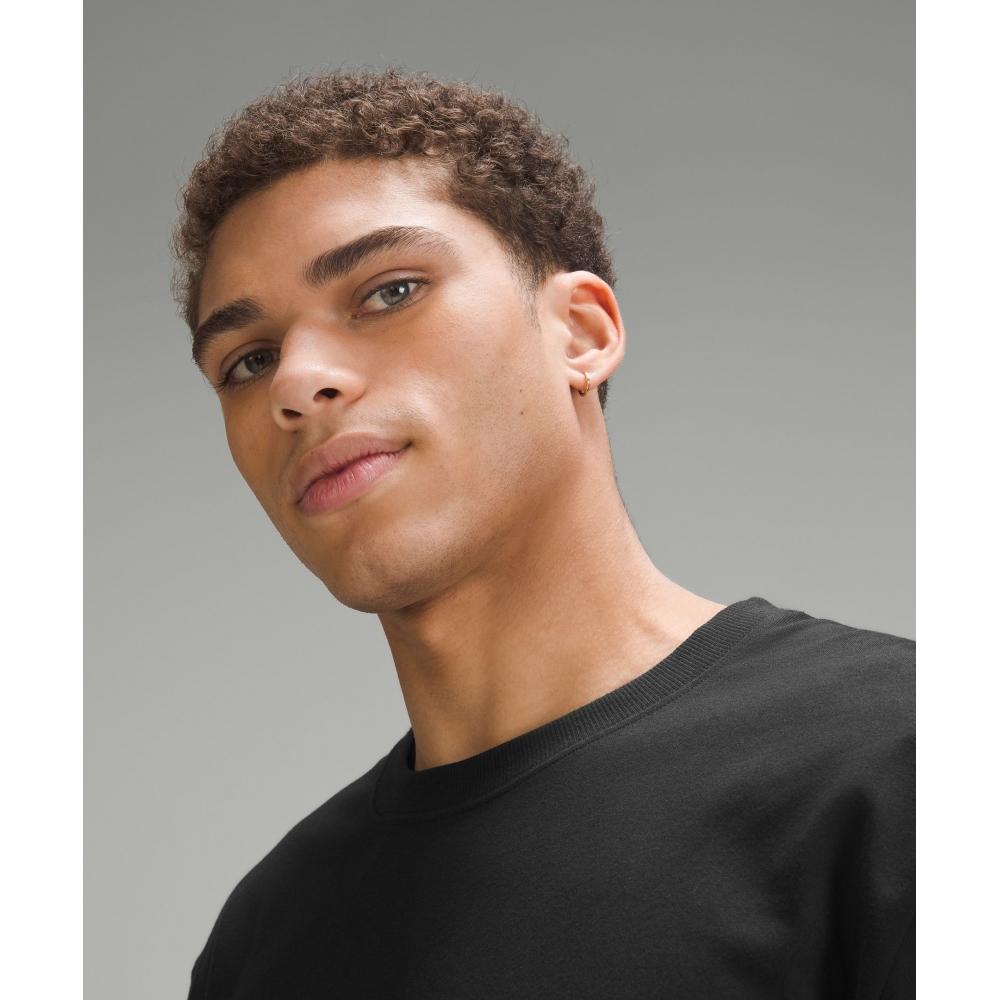 Lululemon Heavyweight Cotton Jersey Long Sleeve Shirt Black