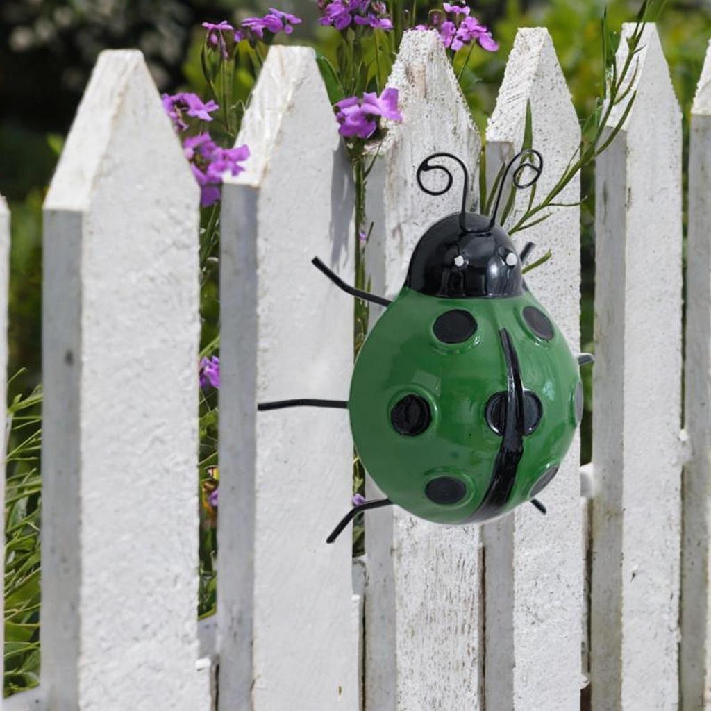 Adorable Ladybug Metal Wall Art for Home and Garden