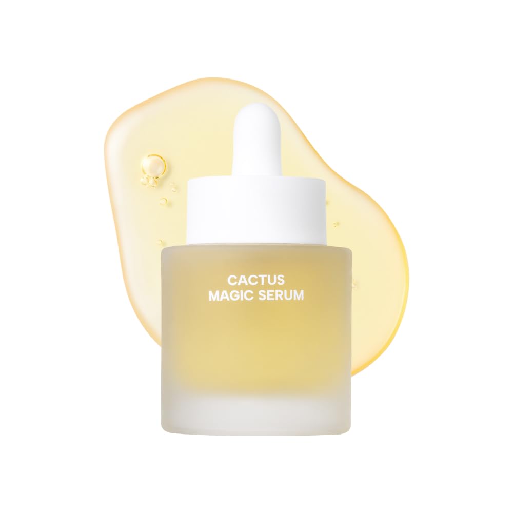 

Whamisa Cactus Magic Serum 32ml: Contains ingredients for firming, moisturizing, fermented skin conditioning, pore care, vegan cosmetics, cactus, and