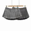 Spicy Girl Retro Plaid Pleated Skirt: Anti-Exposure, Slimming, Versatile Short Skirt for Spring/Autumn 2026