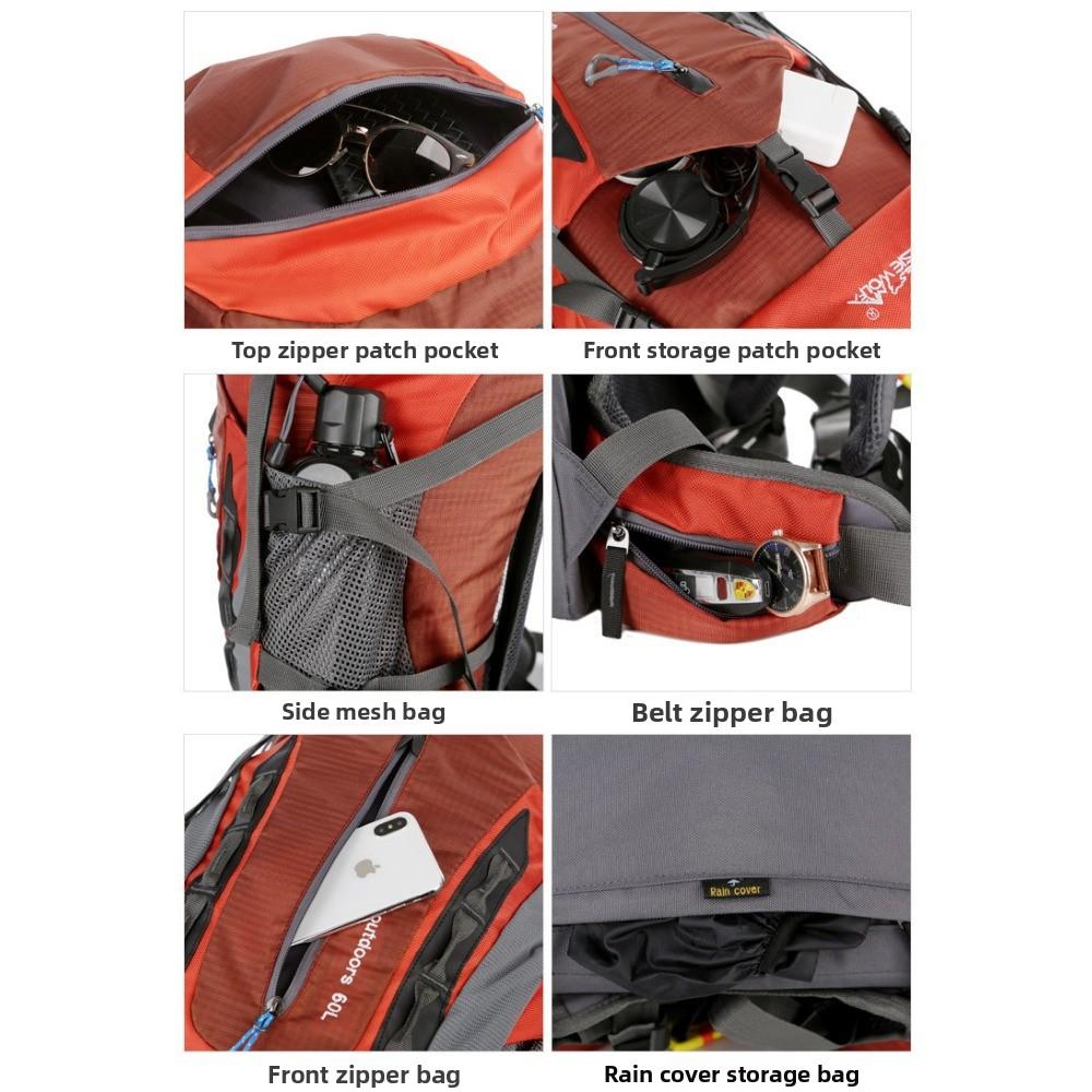School Bag Outdoor Mountain Climbing Sports Travel Bag Travel Bag Multifunctional Large-capacity Backpack
