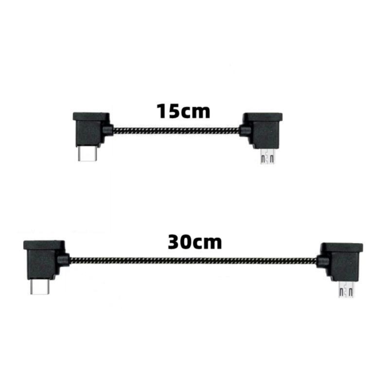 USB C Male to USB 5Pin Male Connectors Cable 90 Degree Angled Braided Cord Fast Charging for Air 2 Black