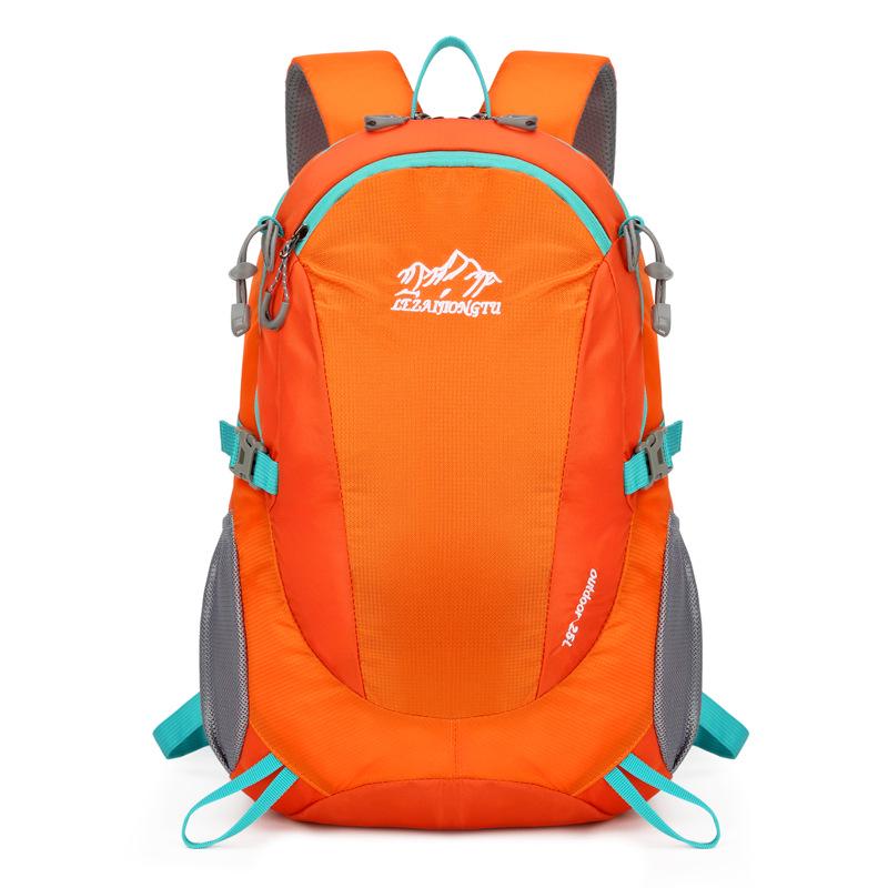 

Large Capacity Outdoor Hiking Backpack, Water-Repellent Oxford Cloth, Lightweight & Wear-Resistant for Travel & Mountaineering 20-35L помаранчевий