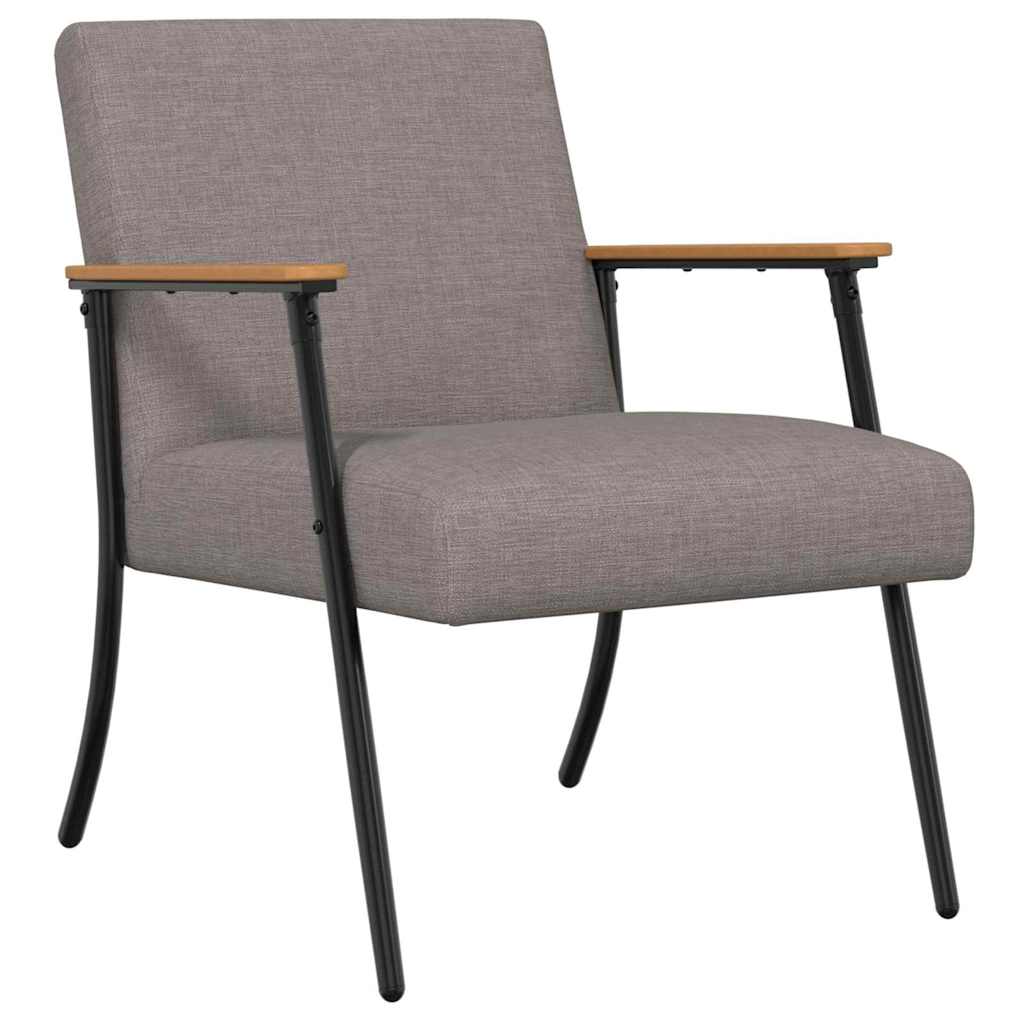 Armchair Taupe Fabric