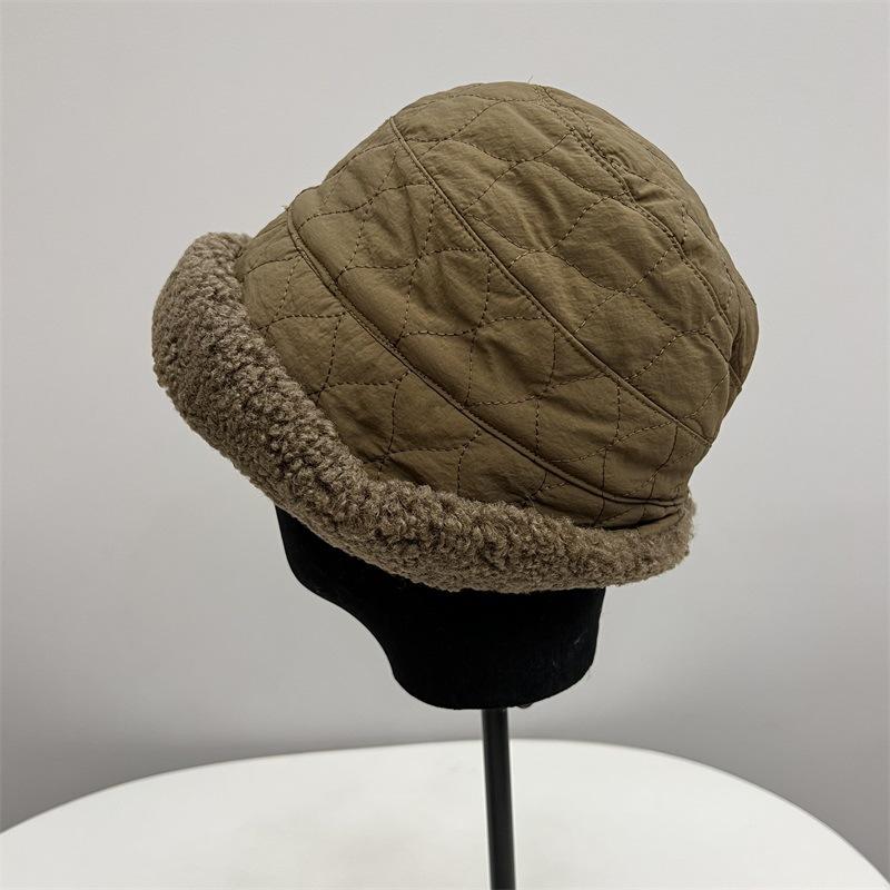 Personalized Lamb Wool Flanged Fleece Headgear Women's Autumn and Winter New Warm Ear Protection Mongolian Hat Pullover Hat