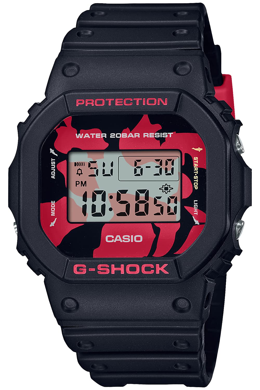 

Мужские часы Casio G-Shock черного цвета, NISHIKIGOI, DW-5600JK-1JR,