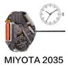 2035 Uhrwerk Miyota 2035 Quarzwerk Uhr Drei-Zeiger Kalenderlos Reparatur Kalenderteile Verkauf Hochwertiges Zubehör