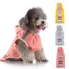 Dog Raincoat Waterproof Puppy Poncho Hooded Rainwear Reflective Dog Rain Coat Dogs Waterproof Coat Polyester Puppy Rain Cloak