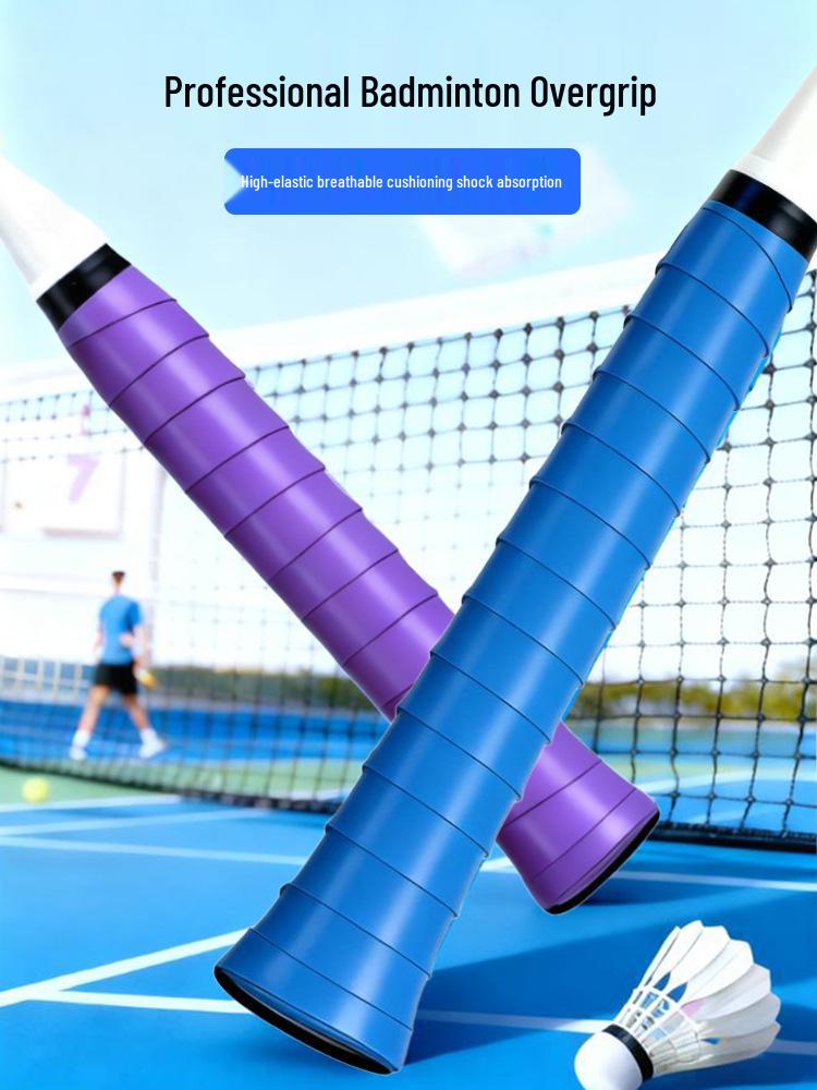 Pro Badminton & Tennis Overgrip: Verschleißfest, Rutschfest, Stoßdämpfendes Klebe-Griffband