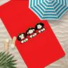 Anime Mafalda Towel Polyester Beach Towel Quick Dry Sand Free Bath Towel for Summer Pool Travel Vacation