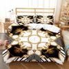 Řetězy Barokní Vzor Bohémská Ložní Souprava Malá Jednolůžková Twin Dvoulůžková Queen King Size Sada Ložního Prádla pro Dospělé Děti Povlak na Přikrývku