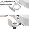 T02C!8 Pack Toilet Seat Screws Toilet Seat Hinges Bolt Expanding Rubber Top Nuts Screw Fixings Fix WC Blind Hole Fittings