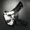 Halloween Maske Motorrad Biker Halbgesichtsmaske Staubschutz Sportmaske Maskenball Maske Nachtlicht Skelettmaske Geschenk