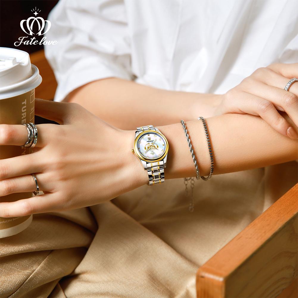 FATE LOVE Brand Women's Quartz Watch Waterproof 923