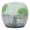 Manual Garlic Chopper, Non-Slip, Easy to Clean, Safe, Durable, Sharp, Small, Perfect for Salads (Green)