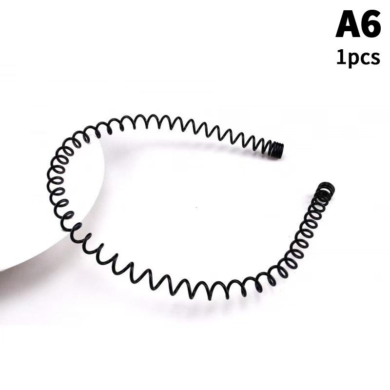 Diadema Metálica Ondulada de Resorte Unisex Sin Deslizamiento Diademas para Deportes al Aire Libre Diadema Simple para Mujeres Hombres Adorno para Lavarse la Cara