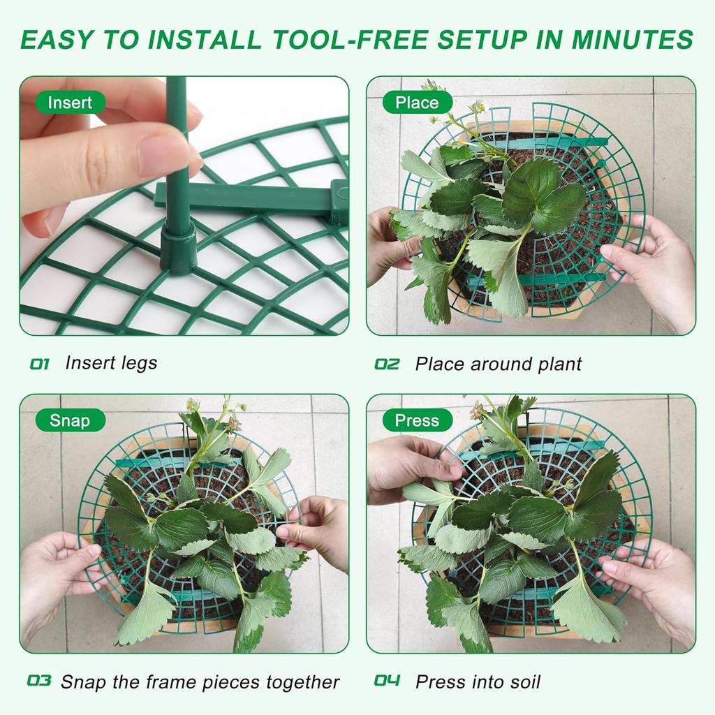 5/10/20 PCS Strawberry Plant Support Strawberry Growing Racks Strawberry Stand Strawberry Growing Frame, Protecting Strawberry from Mold, Rot and Dirt