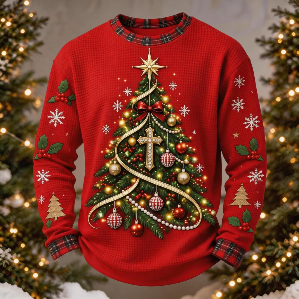 Men's Knit Long Sleeve Top for Casual Everyday Wear
